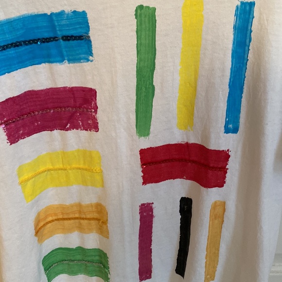 Retro 80s Color Block Tee - Picture 2 of 3